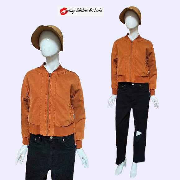 YOUNG FABULOUS & BROKE NEW REVERSIBLE Rib Trim Backtail Denim Jacket